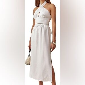 REFORMATION TULIN LINEN TWO PIECE SET